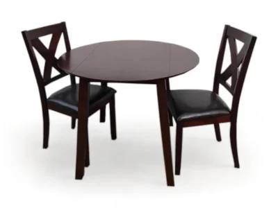 Drop Side Table and Chairs - 2 Seater