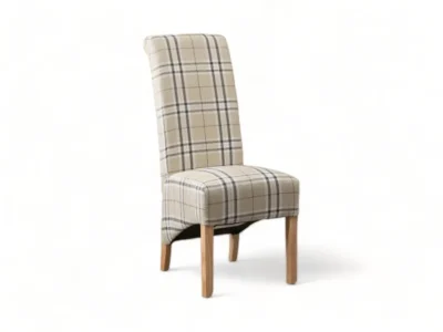 High Back Fabric Dining Chair