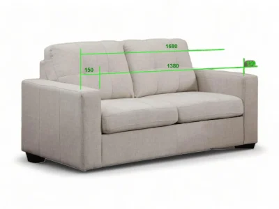 Rose Beige Lounge Sofa Bed