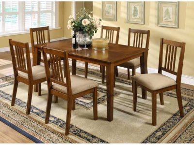 Mission Table & 6 Chairs